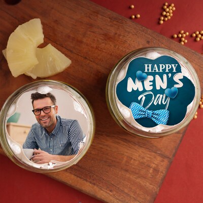 Men Day Jar Cake
