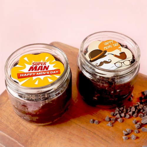 Buy Men Day Chocochip Jar Cake