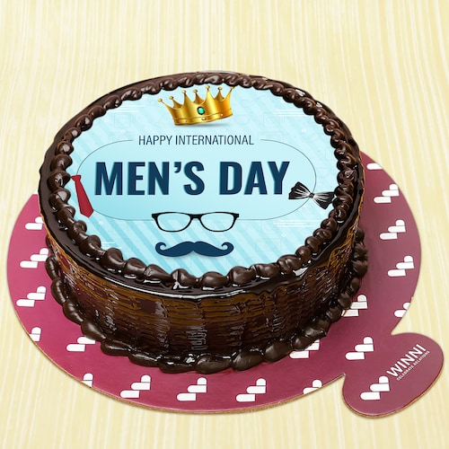 Buy Men Day Poster Cake
