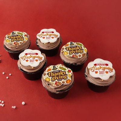 Thanksgiving Poster Cupcakes