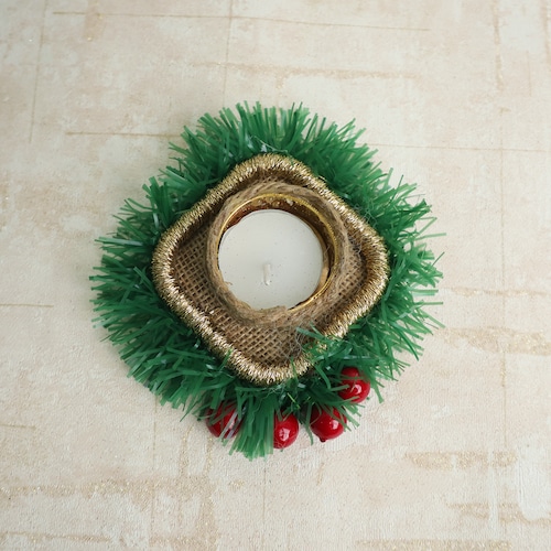 Buy Xmas Jute Tealight Holder