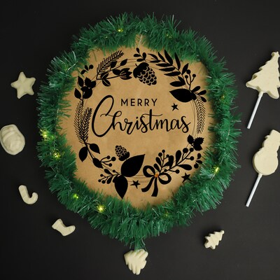 Xmas Reindeer Wreath Combo
