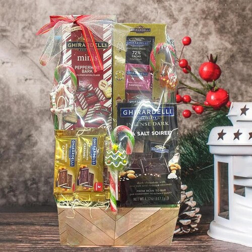 Buy Personalised Ghirardelli Basket
