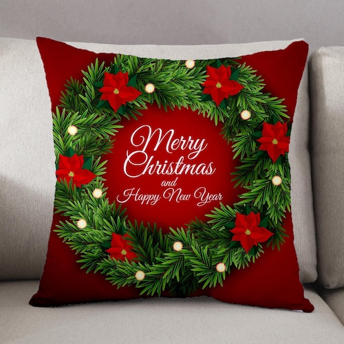 Buy Xmas Wreath Cushion