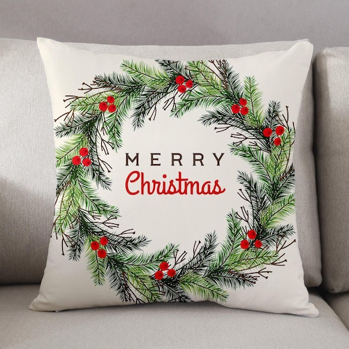 Buy Christmas Wreath Cushion