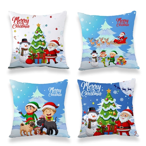 Buy Merry Xmas Family Cushion