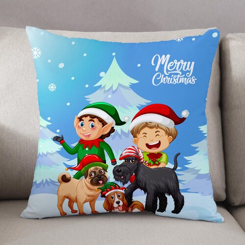 Merry Xmas Family Cushion