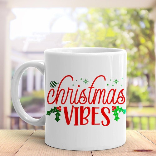 Buy Christmas Vibes Coffee Mug