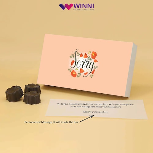 Buy Personalised Message Fruit & Nut Chocolates Box