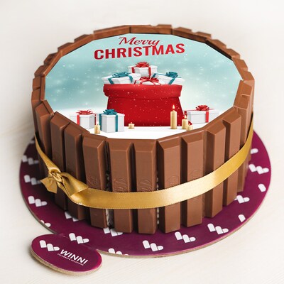 Christmas Poster Cake