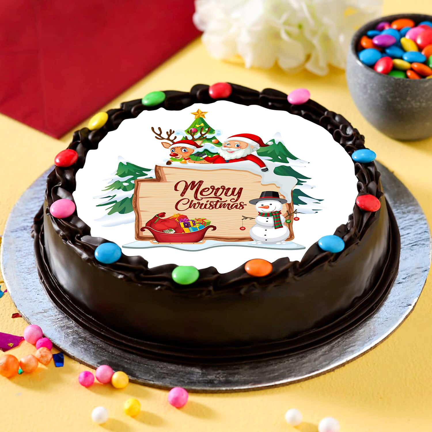 Order Online Merry Christmas Photo Cake - Winni | Winni.in