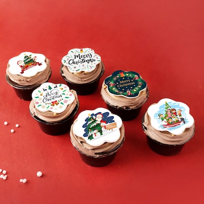 Christmas Truffle Cupcakes