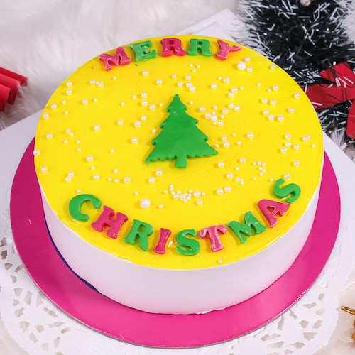 Buy Merry Christmas Tree Cake