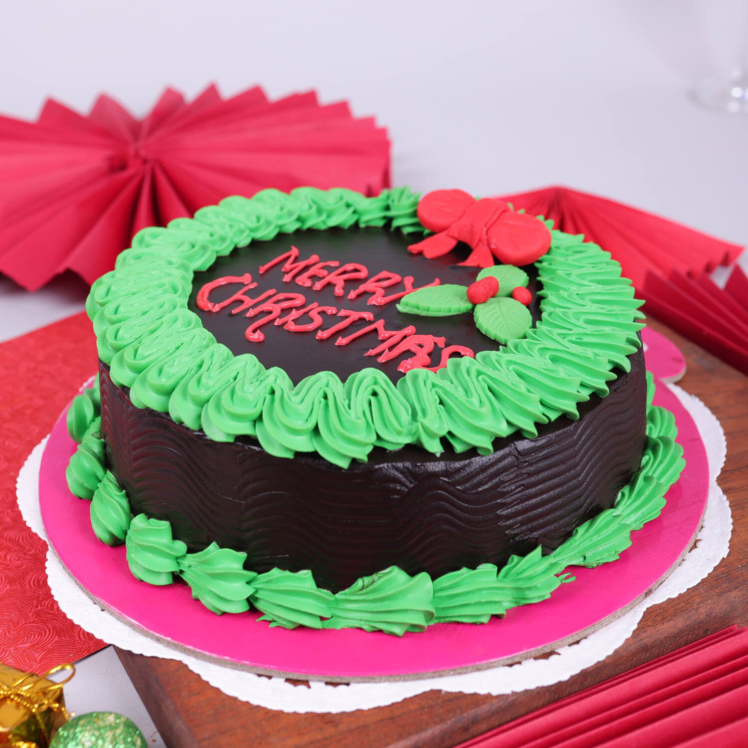 Merry Christmas Poster Cake 1 kg : Gift/Send Single Pages Gifts Online  HD1150889 |IGP.com