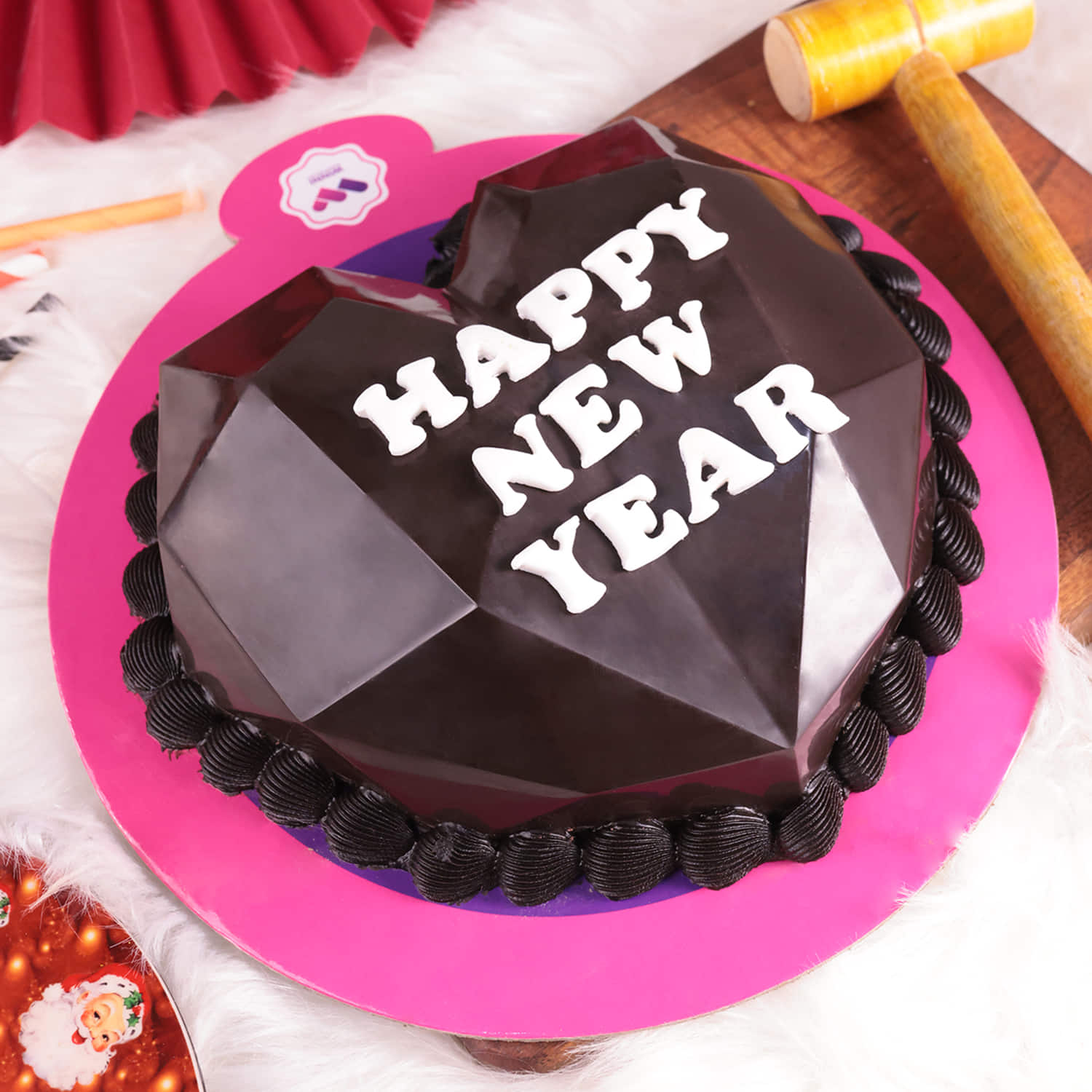 New Year Chocolate Cake, Best Cake For New Year - MrCake