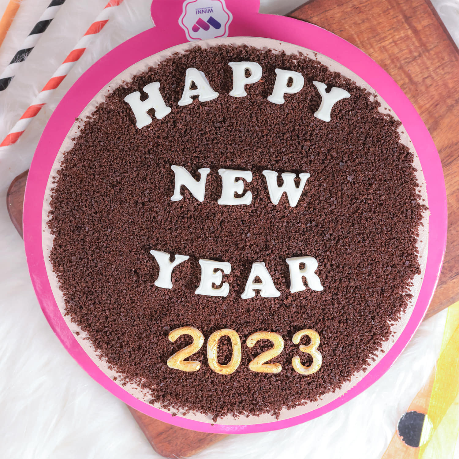 New Year 2023 Chocolate Cake Winni   79658 