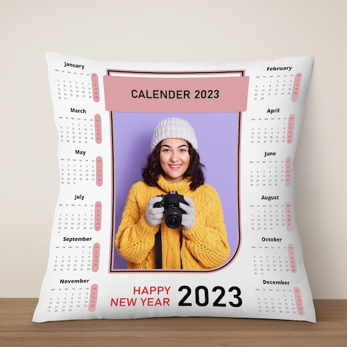Buy Slushy 2023 Dates Cushion Personalized