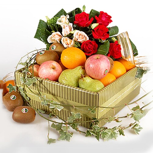 Buy Blooms And Fruits Delight