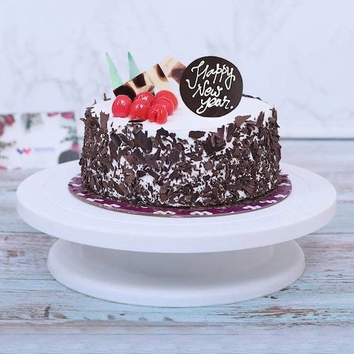 Buy Happy New Year 2023 Black Forest Cake