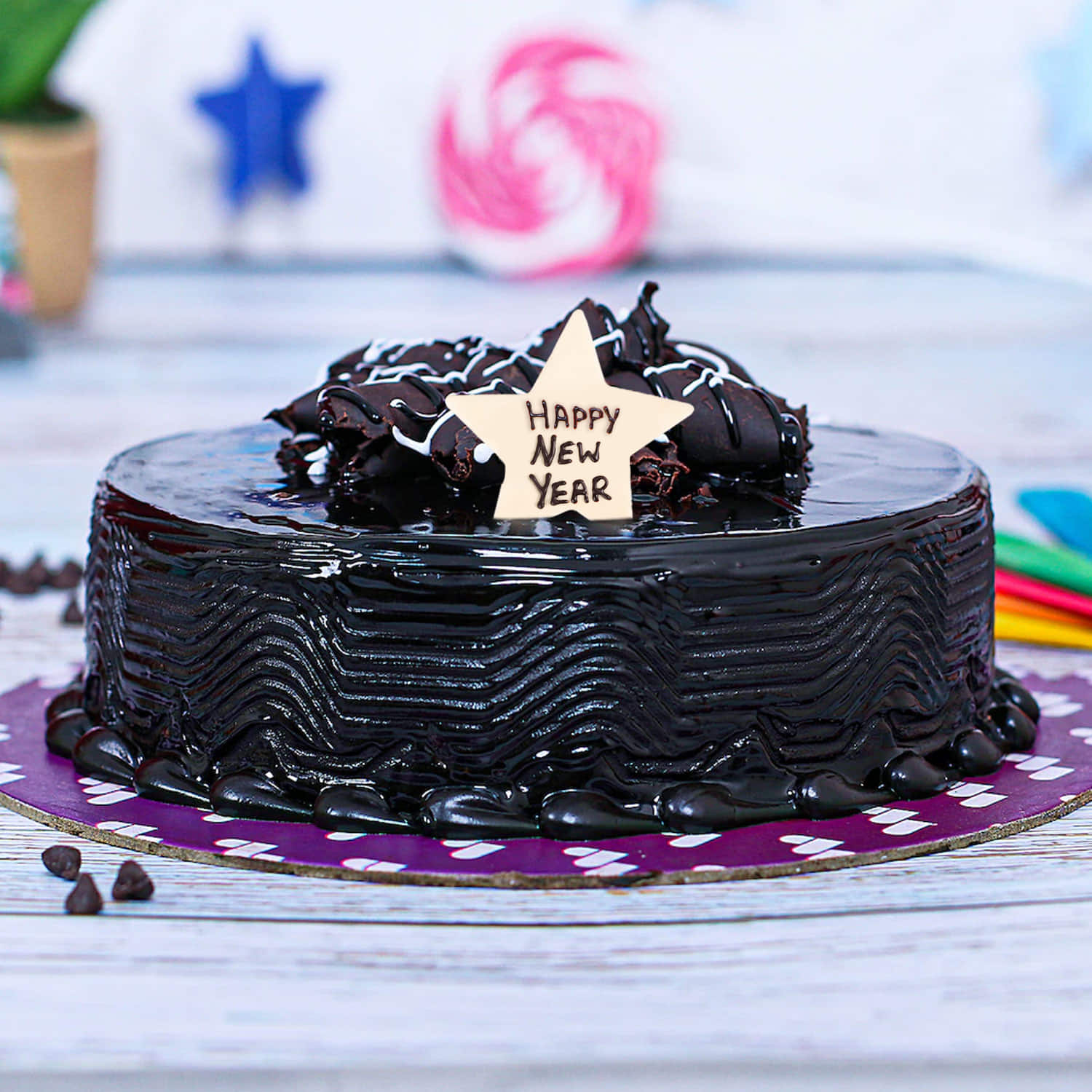 Surprise New Year's Eve Countdown Cake | Cutefetti