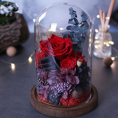 Buy Red Preserved Roses Box