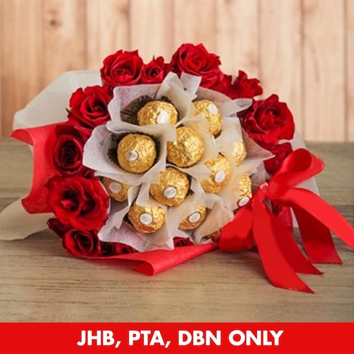Buy Red Roses and Ferrero Delight