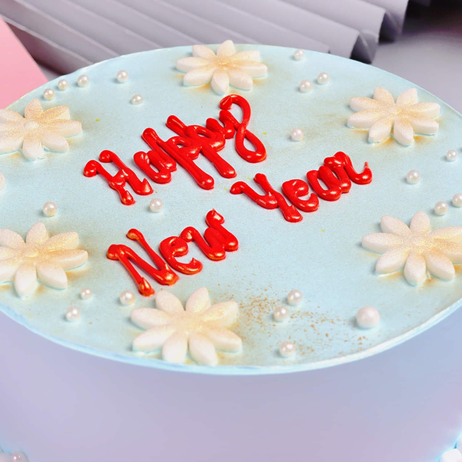 Chocolate Truffle New Year Cake