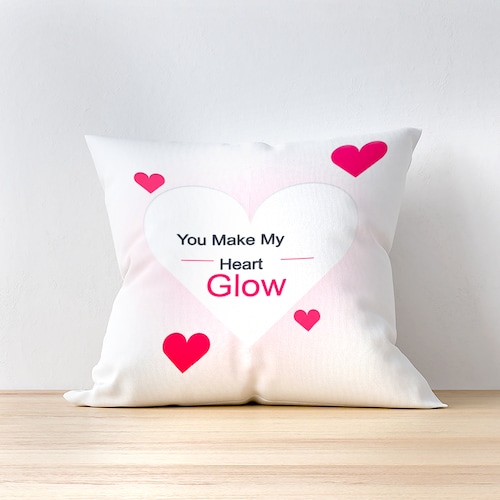 Buy You Make My Heart Glow Cushion
