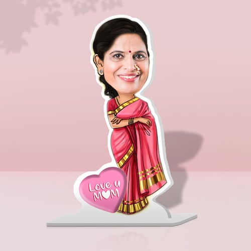 58618_Personalised Saree Woman Caricature
