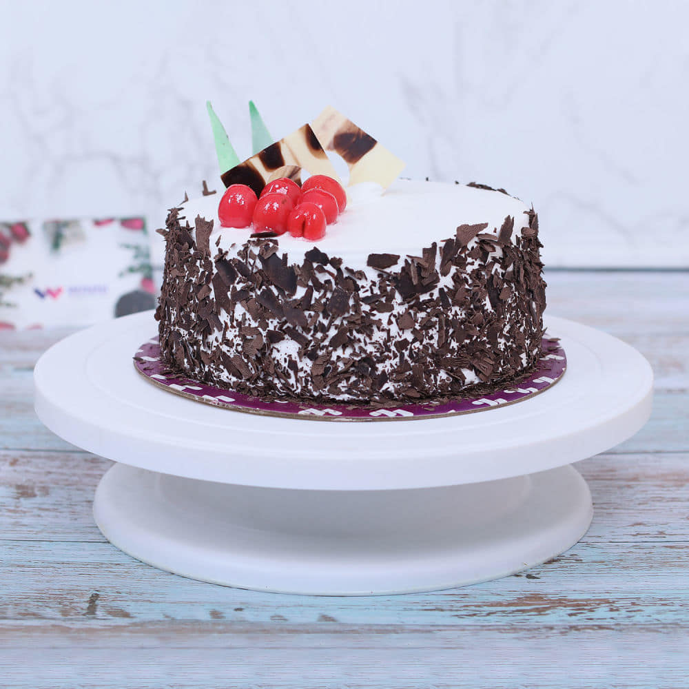 Special Love Heart Shaped Delicious Black Forest Cake - The FloralMart