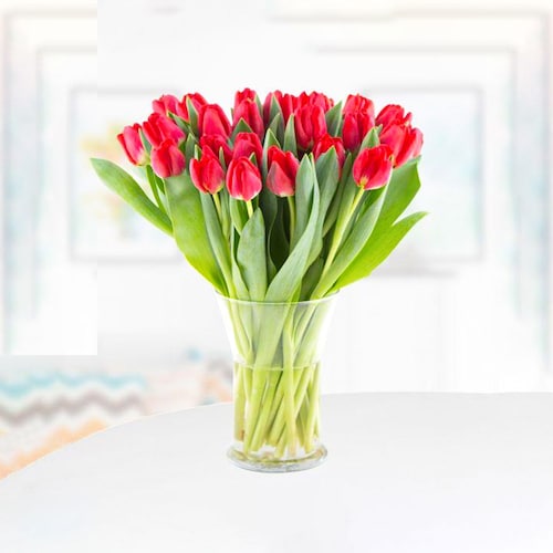 Buy Unrealistic Red Tulips