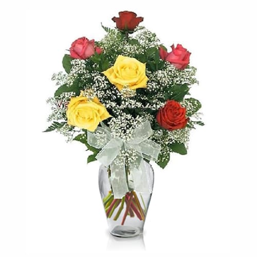 Buy Extraordinary Mixed Roses Bouquet