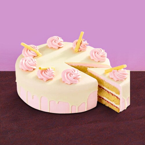 Buy White Choco Raspberry Cake