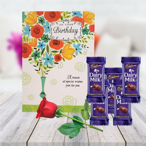 Buy 1 Rose 1 Card  5 Chocolate