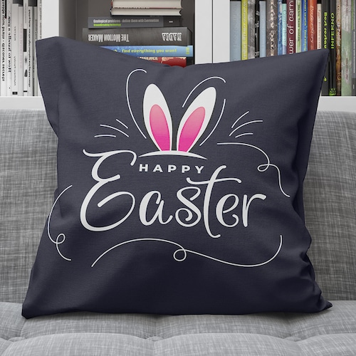 Buy Easter Black Bunny  Cushion