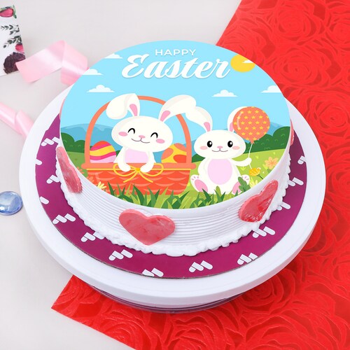 Buy Hop Bunny Easter Poster Cake