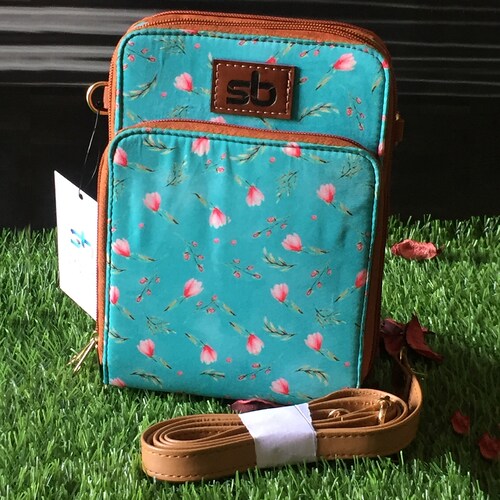 Buy Turquoise Mobile Sling Bag