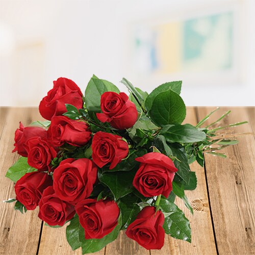 Buy Beautiful Red Roses Bunch