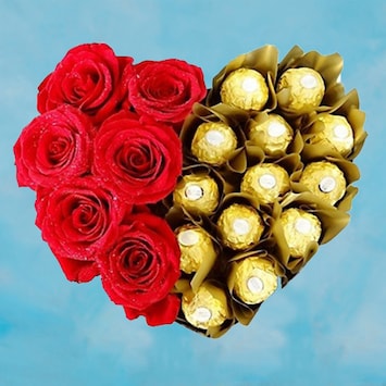 Blooming Rossy Heart