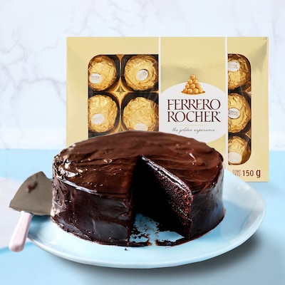 Chocolate Cake with Ferrero Rocher