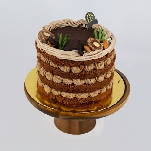 Buy Hazelnut  Vegan Naked Cake