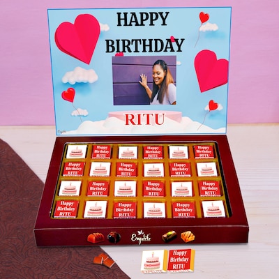 Happy Birthday Gift For Her With Photo