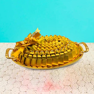 Golden Chocolate Tray