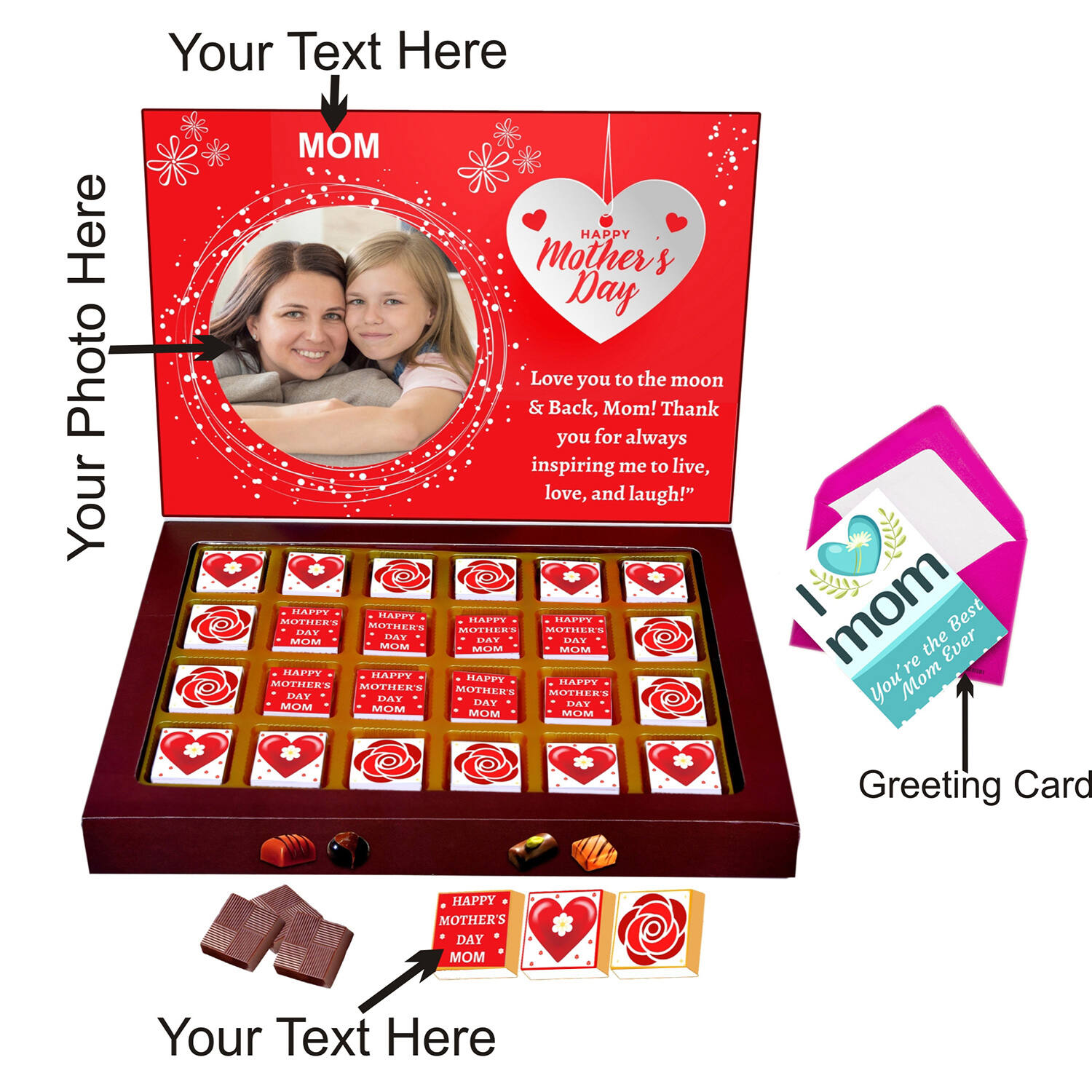 Chocolate Gift Box For Her - Loving Crafts