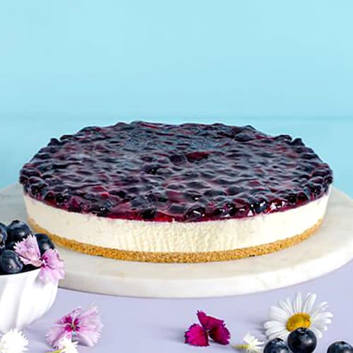Buy Eggless Blueberry Cheesecake