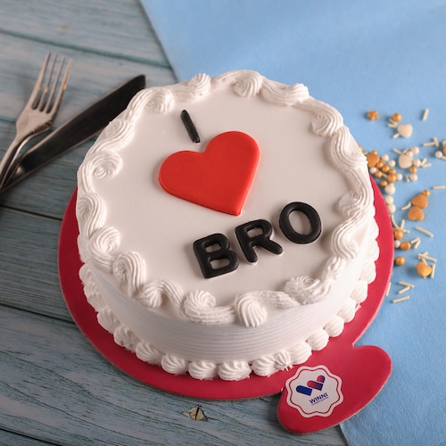 Buy I Love Bro Cake