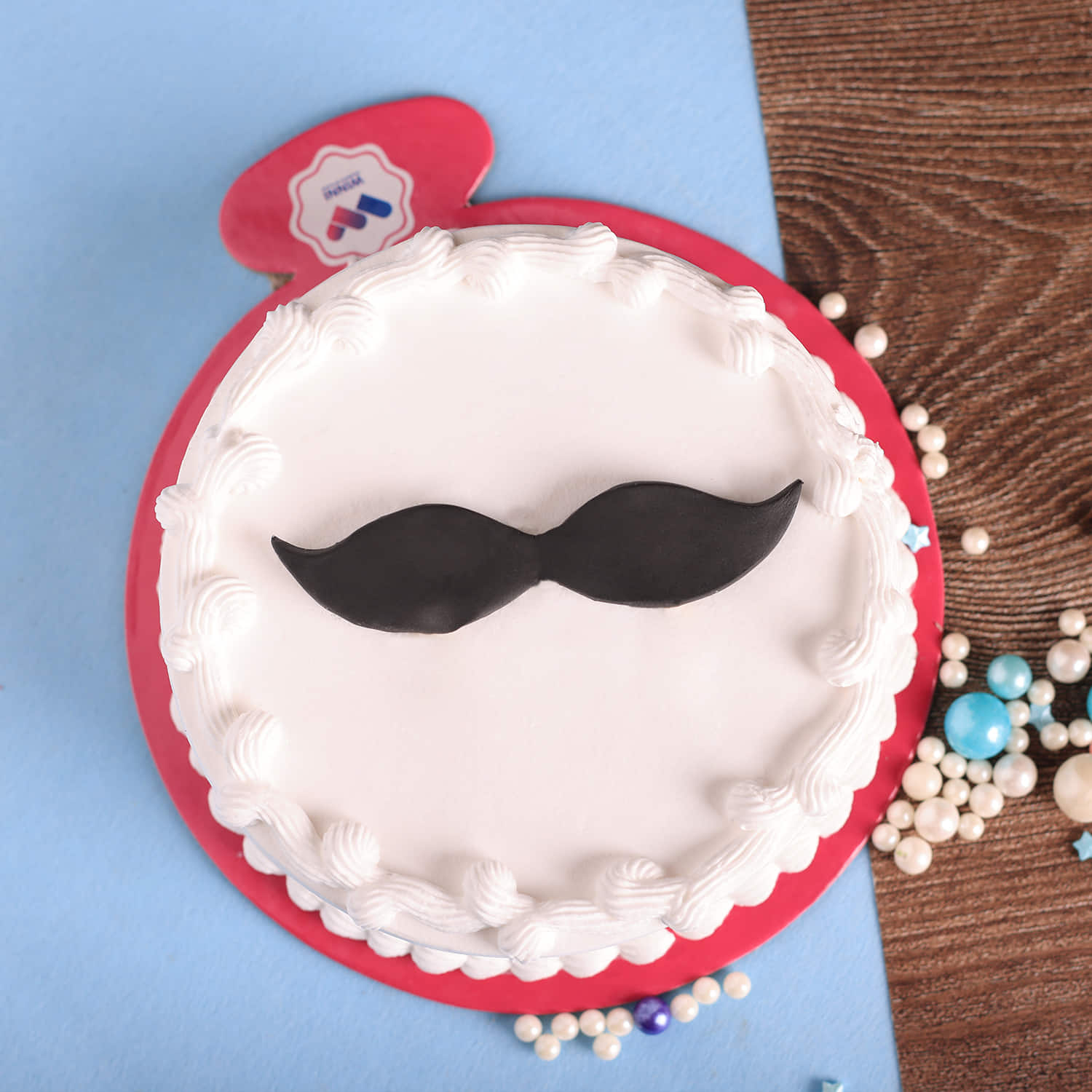 Mustache Theme Cake Delivery in Delhi NCR - ₹2,349.00 Cake Express