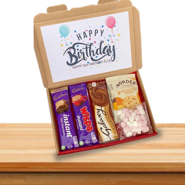 Galaxy Personalised Hot Drink Hot Chocolate Gift Box Hamper | Winni