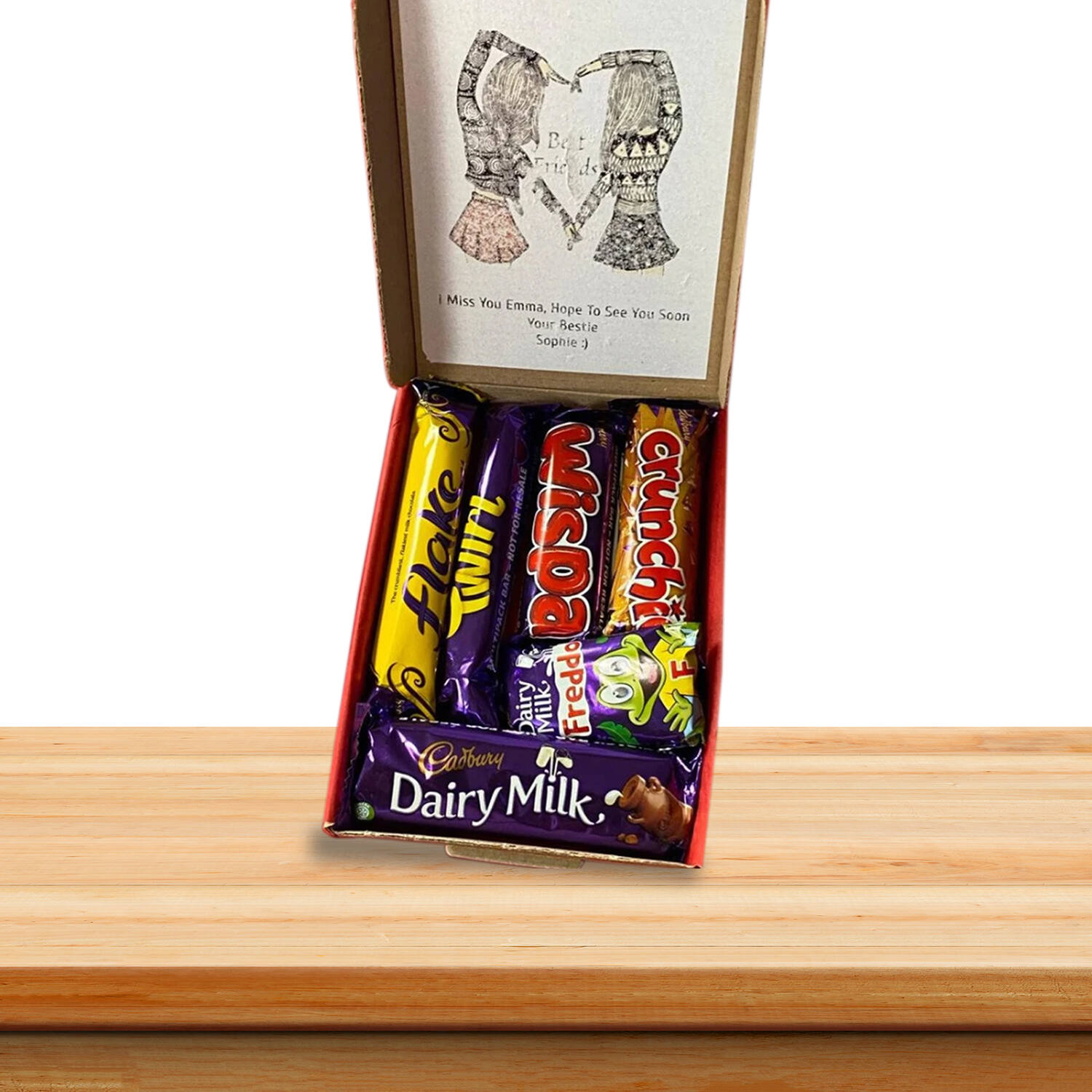 Cadbury Chocolate Hamper Personalised Gift Box Birthday Valentines Day  Christmas | eBay