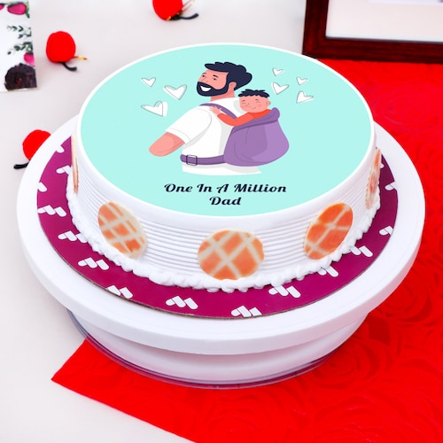 Buy Unique Father Day Poster Cake